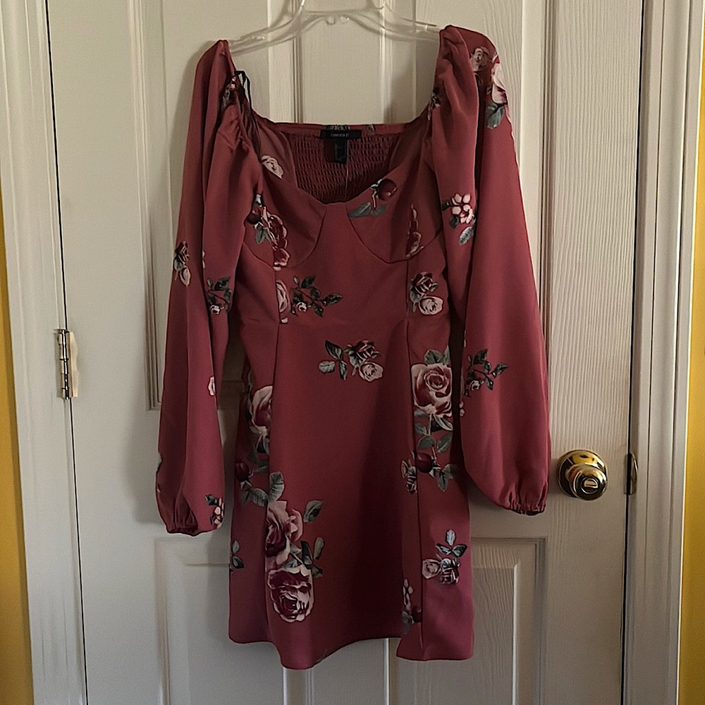 Pink Floral Dress